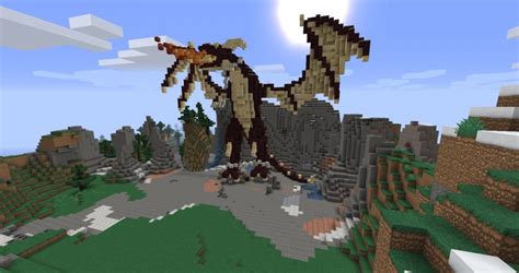 Dragon Statue Minecraft Map