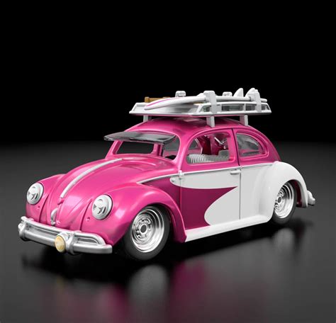 Hot Wheels Collectors RLC Volkswagen Kawa Bug A Chrome Pink