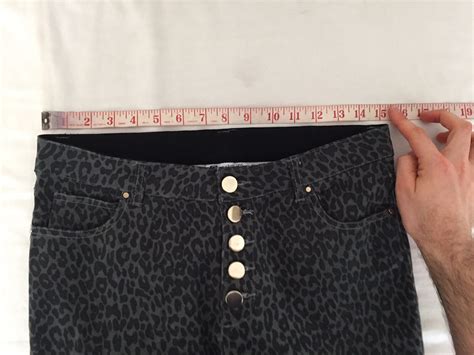 Rockmans Womens Pants Size 10 W30 32 Inch Grey Leopard Print Cotton Blend Ebay