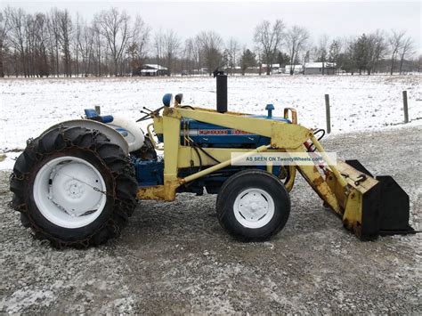 Ford 3000 Tractor And Front Loader Diesel