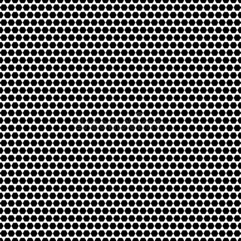 Seamless Texture Perforated Pattern Metal Surface With Hexagons Stock