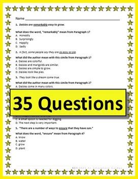 Rd Grade Minnesota Mca Test Prep Ela Reading Passages And Questions