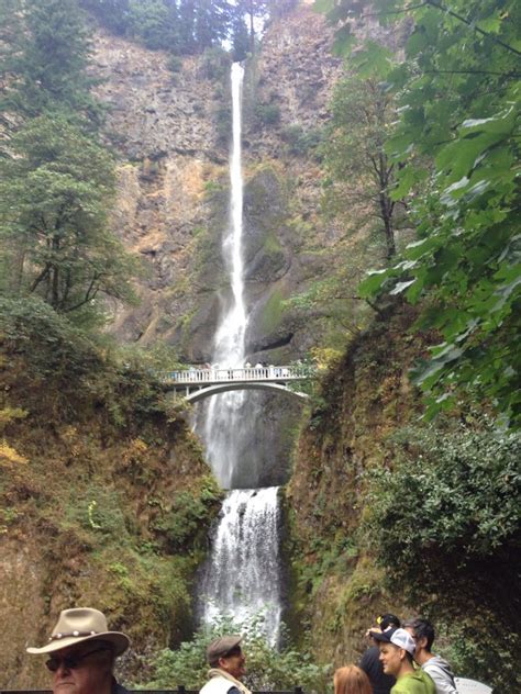 Multnomah Falls In Bridal Veil Oregon Multnomah Falls Scenery Pictures