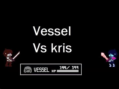 Vessel Vs Kris Deltarune Fangame All 4 Endings YouTube