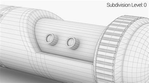 3d Model Of Realistic Lightsaber Hilt