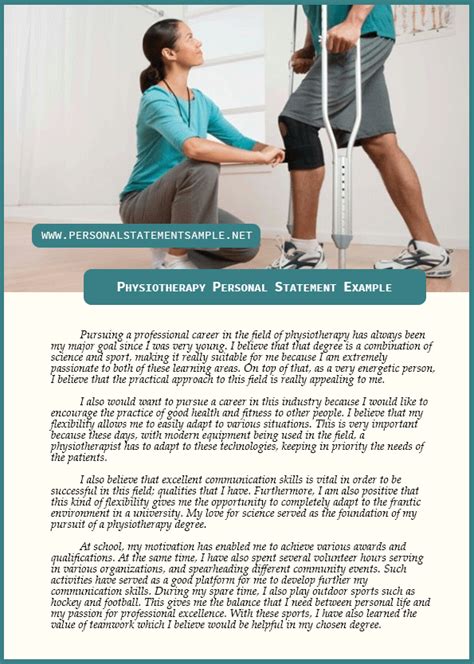 Enjoy The Best Personal Statement Examples For Physiotherapy