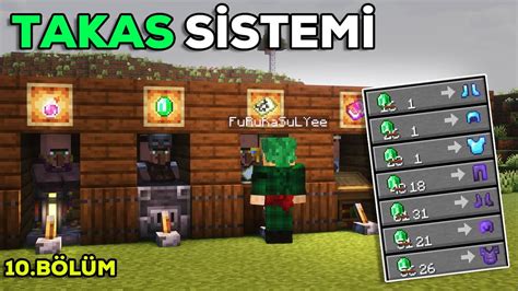 KÖYLÜ KASABASI YAPIMI Minecraft Survival Bölüm 10 YouTube