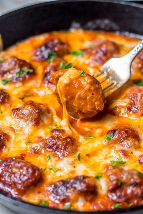 Keto Meatballs Super Cheesy Pizzeria Style