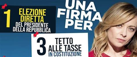 Fdi Presente Ovunque Ecco Dove Firmare Per Riforme Vere Secolo Ditalia