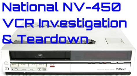 EW0112 National NV 450 VCR Investigation Teardown YouTube