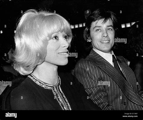 Actors Alain Delon And Mireille Darc Stock Photo 69485367 Alamy