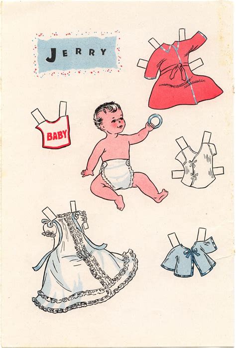 LYNN’S BABY BROTHER JERRY – PAPER DOLL | Paper dolls, Vintage paper ...