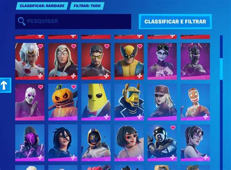 Conta Fortnite 100 Skins DFG