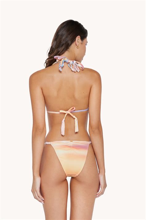 Pilyq Swim Sunset Skies Mila Triangle Bikini