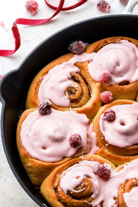 Cranberry Orange Cinnamon Rolls Baran Bakery