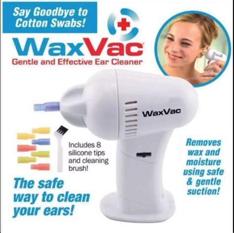 Waxvac Ear Vacuum Remover Cordless Earwax Remover Cleaner Visual