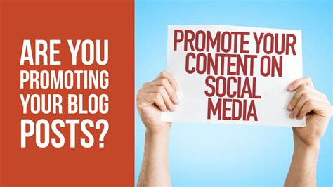 social media marketing tip promote  business blog posts