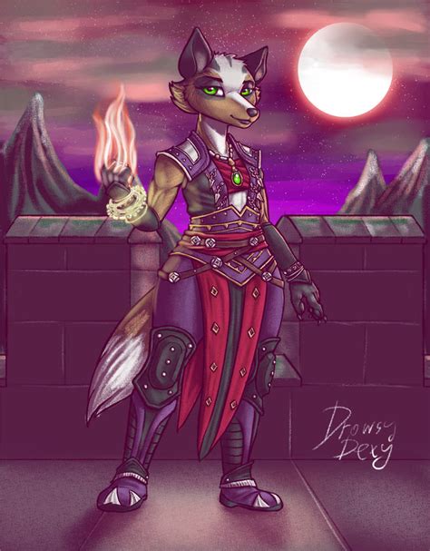 Pathfinder Kitsune Magus By Dexterosaurus On Deviantart