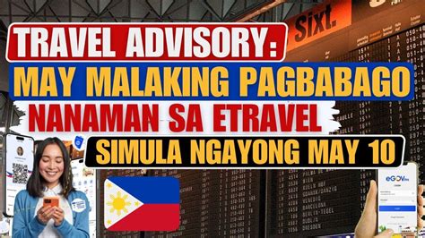 PILIPINAS MAY BAGONG ILALABAS NA UNIFIED ETRAVEL QR CODE SA LAHAT NG