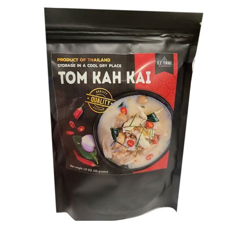 Tom Kha Gai Instant Soup Base 1.62oz - Authentic Thai Flavor, Quick