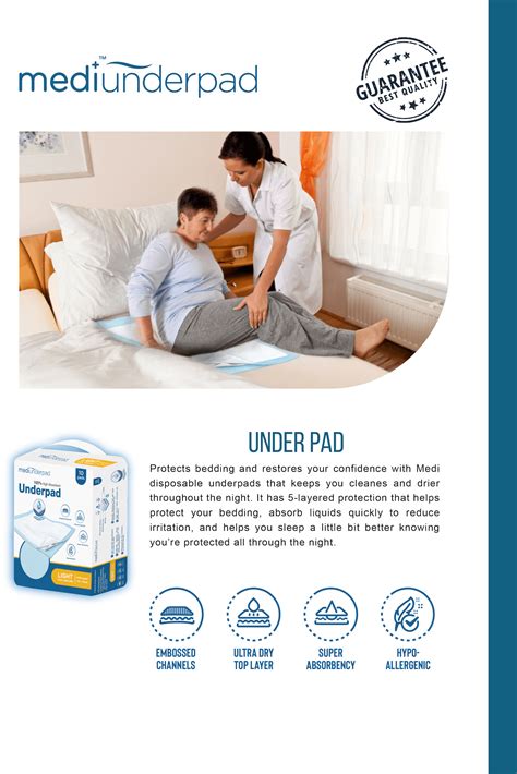 Medi Underpad 75cmx75cm 10s Ultimate Protection Alpro Pharmacy