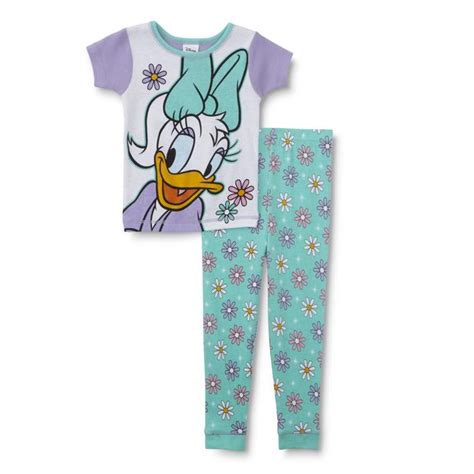 Disney Minnie Mouse And Daisy Duck Toddler Girls 2 Pairs Pajamas