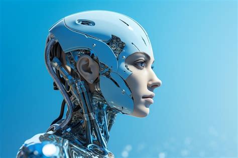 Concepto De Combinación Y Cooperación De Inteligencia Humana Y Artificial Imagen Generada Por Ia