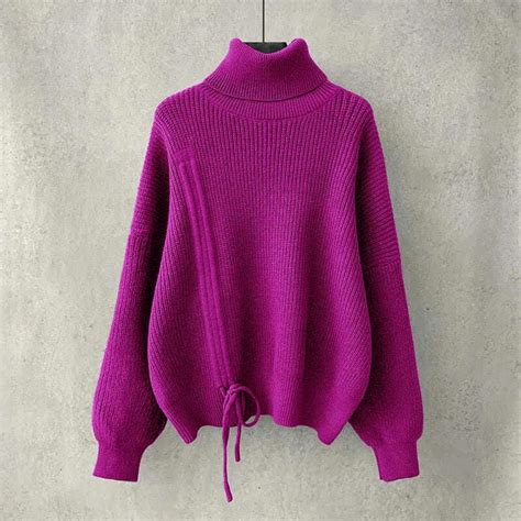 Buy Lazy Style Thick High Neck Warm Sweater Women Autumn And Winter