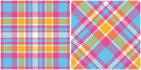 Plaids Pattern Seamless Checker Pattern Seamless Tartan Illustration