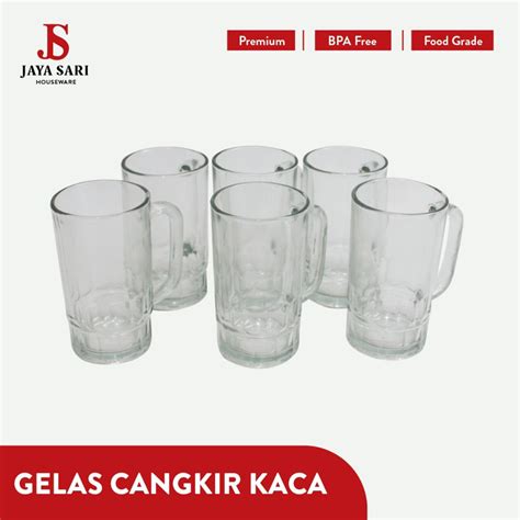 Jual Gelas Cangkir Kaca Gelas Es Teh Gelas Kaca Jempol Gelas