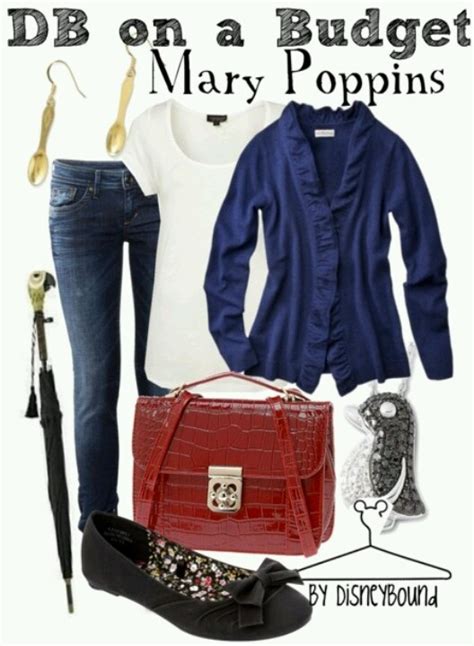 Mary Poppins Disney Inspired Fashion Disneybound Disney Bound Outfits