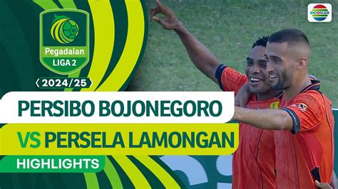 Persibo Bojonegoro Vs Persela Lamongan Highlights Pegadaian Liga