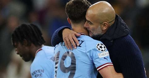 Pep Guardiola Notes Julian Alvarez Concern After He Was Needed Off