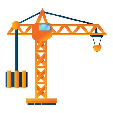 Sky Construction Crane Icon Cartoon Style Vector Art At Vecteezy