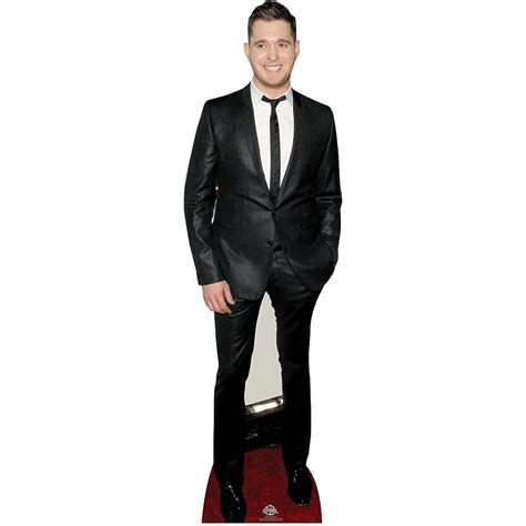 Michael Bublé Black Suit Canadian Singer Lifesize Cardboard Cutout