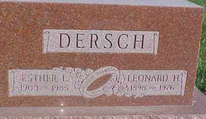 Esther Lora Bartels Dersch 1900 1985 Mémorial Find a Grave