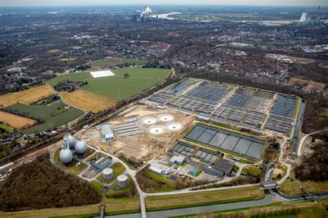 Walsum Von Oben Erweiterungs Baustelle Der Kl Rwerks Becken Und