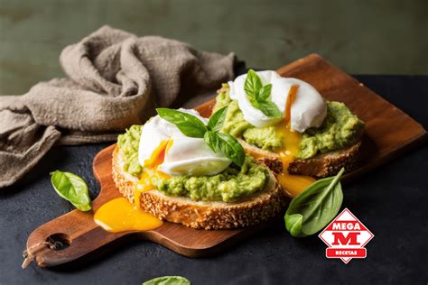 Tostadas De Aguacate Con Huevo Pochado Megamaxi