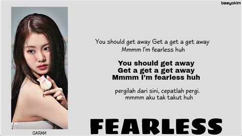 Le Sserafim Fearless Hanromina Lirik Terjemahan Indonesia Youtube