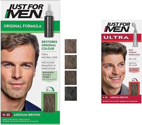 Just For Men Original Formula Medium Brown Hair Dye Restores Original