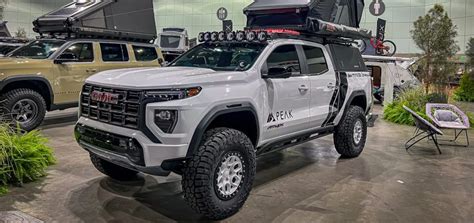 Peak Suspension Show Off Custom 2023 GMC Canyon AT4X In LA