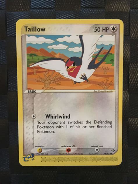 Tailow Common Ex Dragon Pokeverden Dk Pok Mon Kort