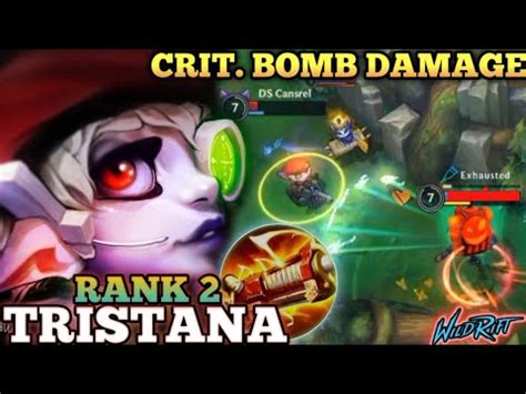 TRISTANA FULL CRIT DAMAGE IS SCARY MVP BUILD PLAY TOP 2 GLOBAL