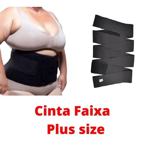 Cinta Colete Modeladora Faixa Abdominal Redutor P S Parto Afina Cintura