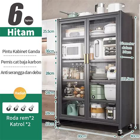 Jual Rak Lemari Dapur Rak Oven Microwave Rak Kabinet Dapur Rak Dapur