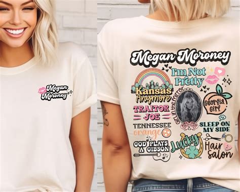 Megan Moroney Concert Song Tshirt Music Nashville Western Cowgirl