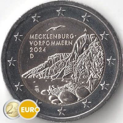 2 Euro Germany 2024 Mecklenburg Vorpommern UNC 2eurocommemorative Ie