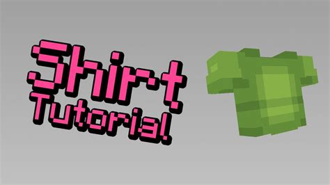 How To Make A Shirt On Your Minecraft Skin Youtube