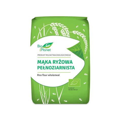 Mąka ryżowa Bio Planet pełnoziarnista 1kg BIO Zdrowa żywność Biozdrowy