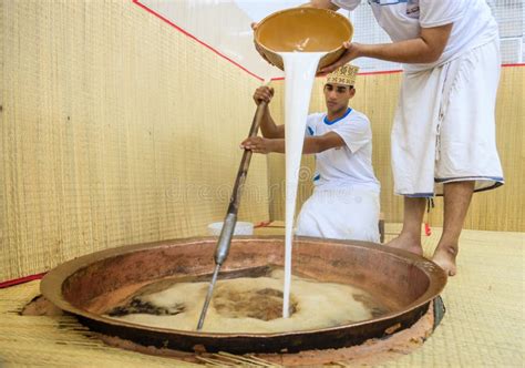 Making Of Omani Halwa Editorial Stock Photo Image Of Tradition 73333928